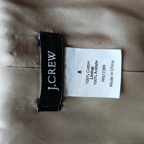 J. Crew Red Velvet Cropped Blazer Size 8 - Picture 3 of 16